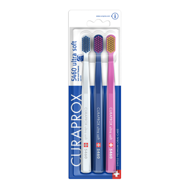 Curaprox Trio Pack 5460 Ultra Soft -hammasharjat, 3 kpl
