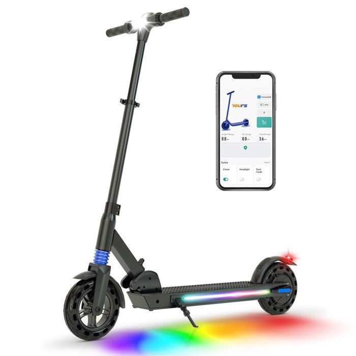 YEE GOO - Trottinette Electrique Pliable - Roues 8
