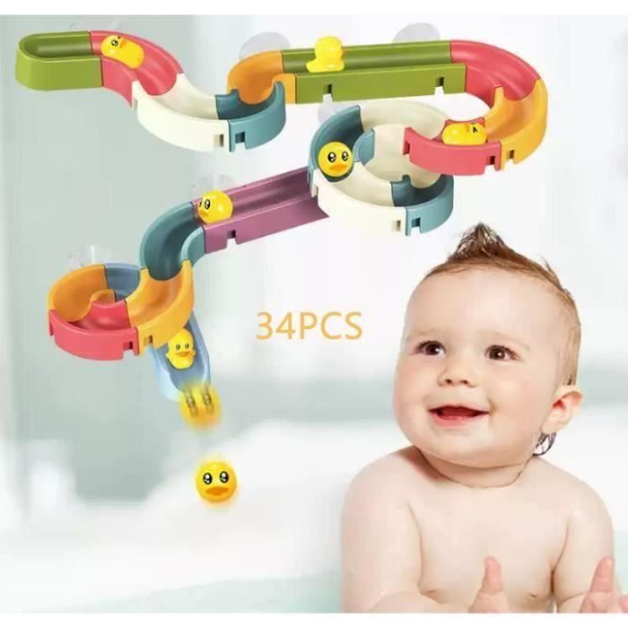 Giocattolo da bagno per neonati - KEXIMIXUE - Pista di montaggio fai-da-te - ABS - Unisex