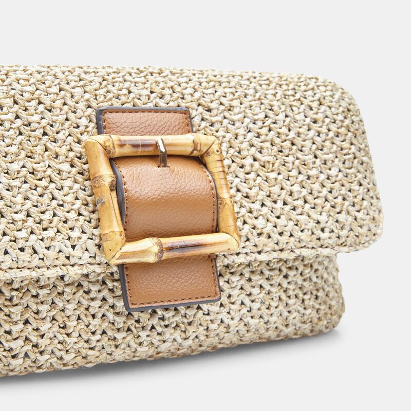 BATA Damska torebka typu crossbody z rafii