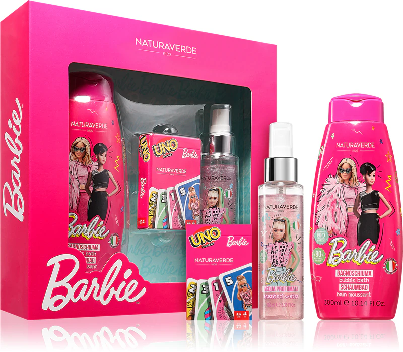 Conjunto de presente Barbie para crianças