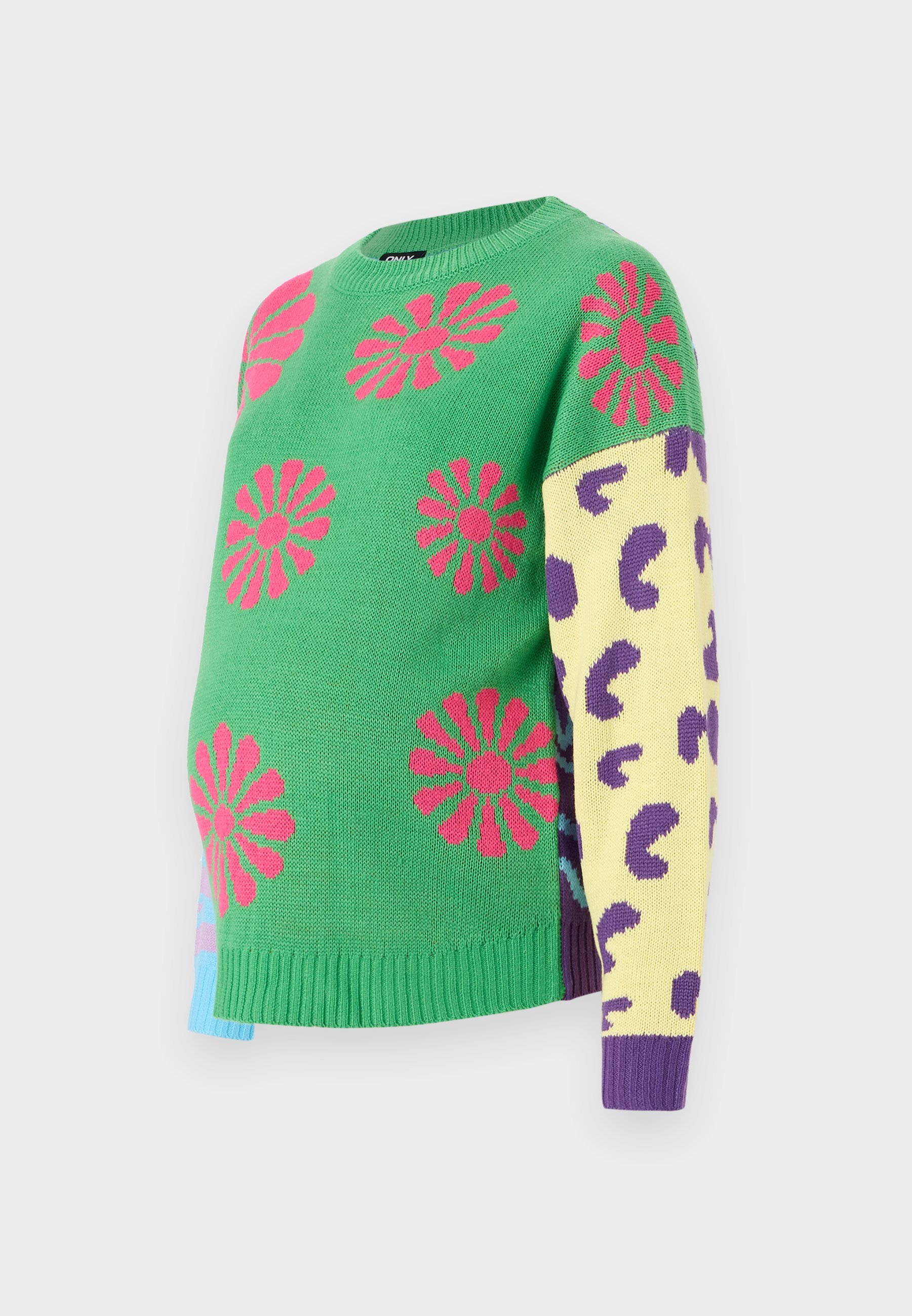 NUR FÜR SCHWANGERSCHAFTLICHE OLMBETTY - Pullover - grüne Biene/Rote Bete lila/blaue Grotte/gelbe Birne/Tillandsien lila