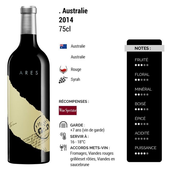 Two Hands Australia Ares Barossa Valley 2014 - Australian Red Wine (3x75cl)