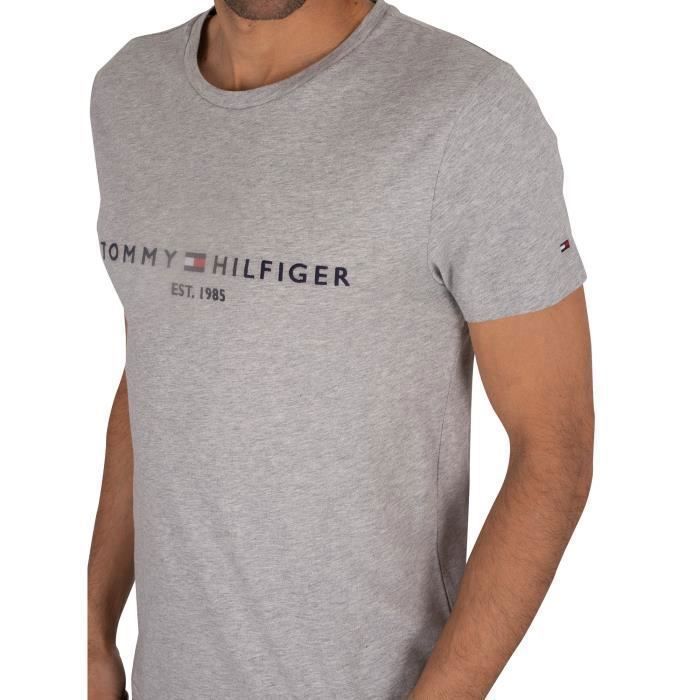 T-shirt - Tommy Hilfiger - Core Logo - 100% organique - Manches courtes - Col arrondi