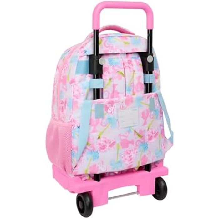 Mochila com rodinhas - SAFTA - BARBIE PAINTERLY - Compacta - Removível - Confortável