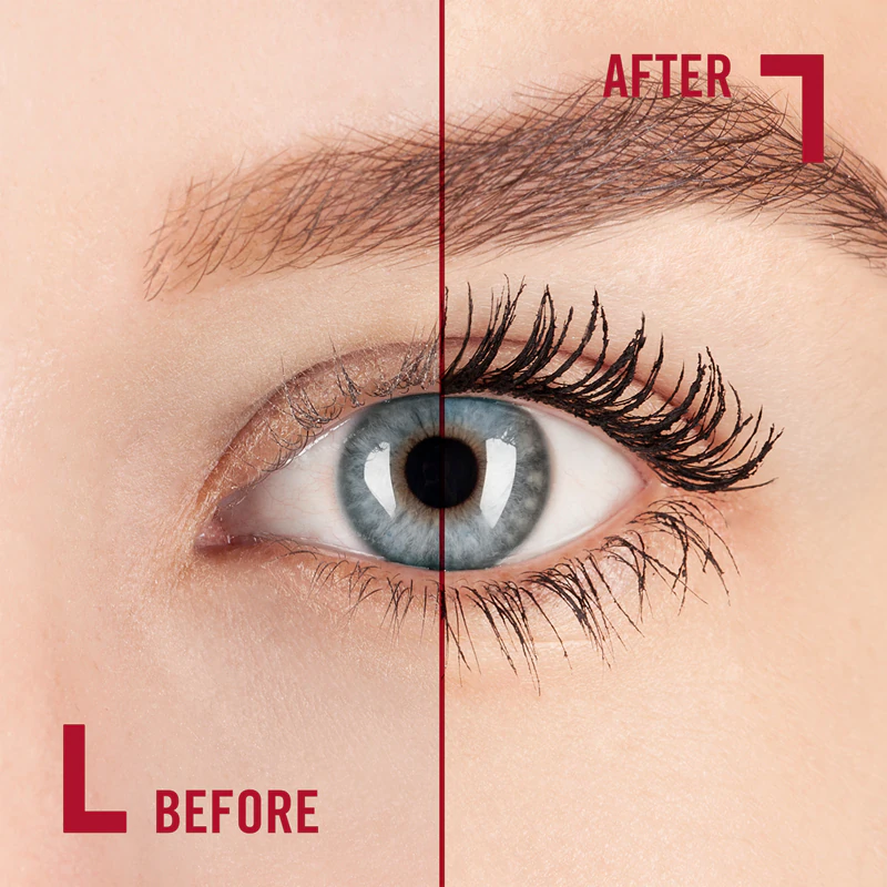 Máscara Rimmel ScandalEyes WOW Wings que curva e dá volume.