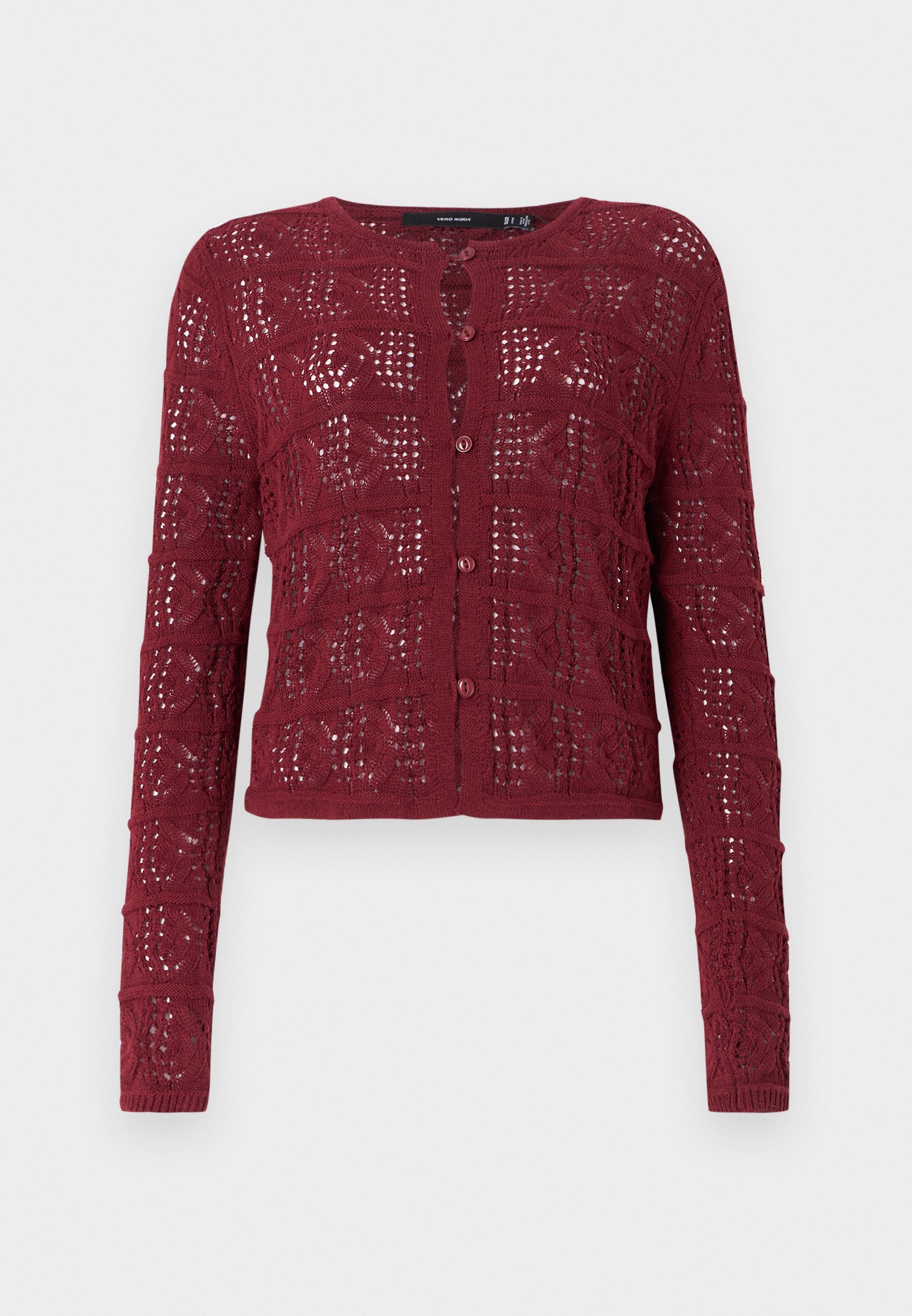 Cardigã Vero Moda VMAMAZING com gola redonda - Cardigã - syrah