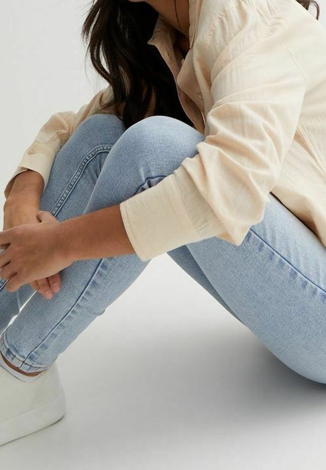 Jean New Look coupe skinny - bleu