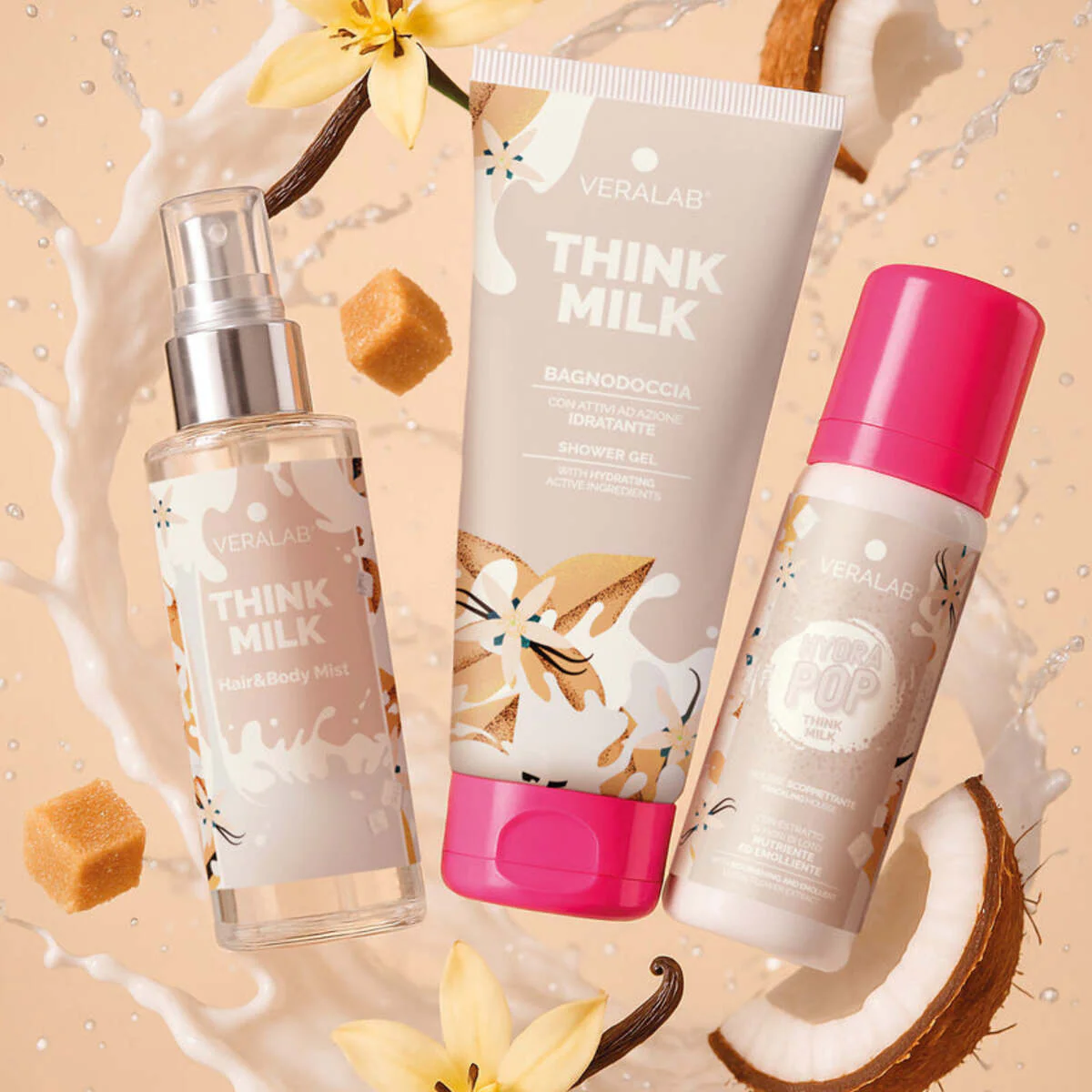 Kit Corpo Think Milk - Travel Ready Kit - Cofanetti Viso e Corpo
