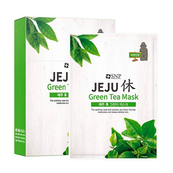 Jeju grönt te ansiktsmask | 33 ml