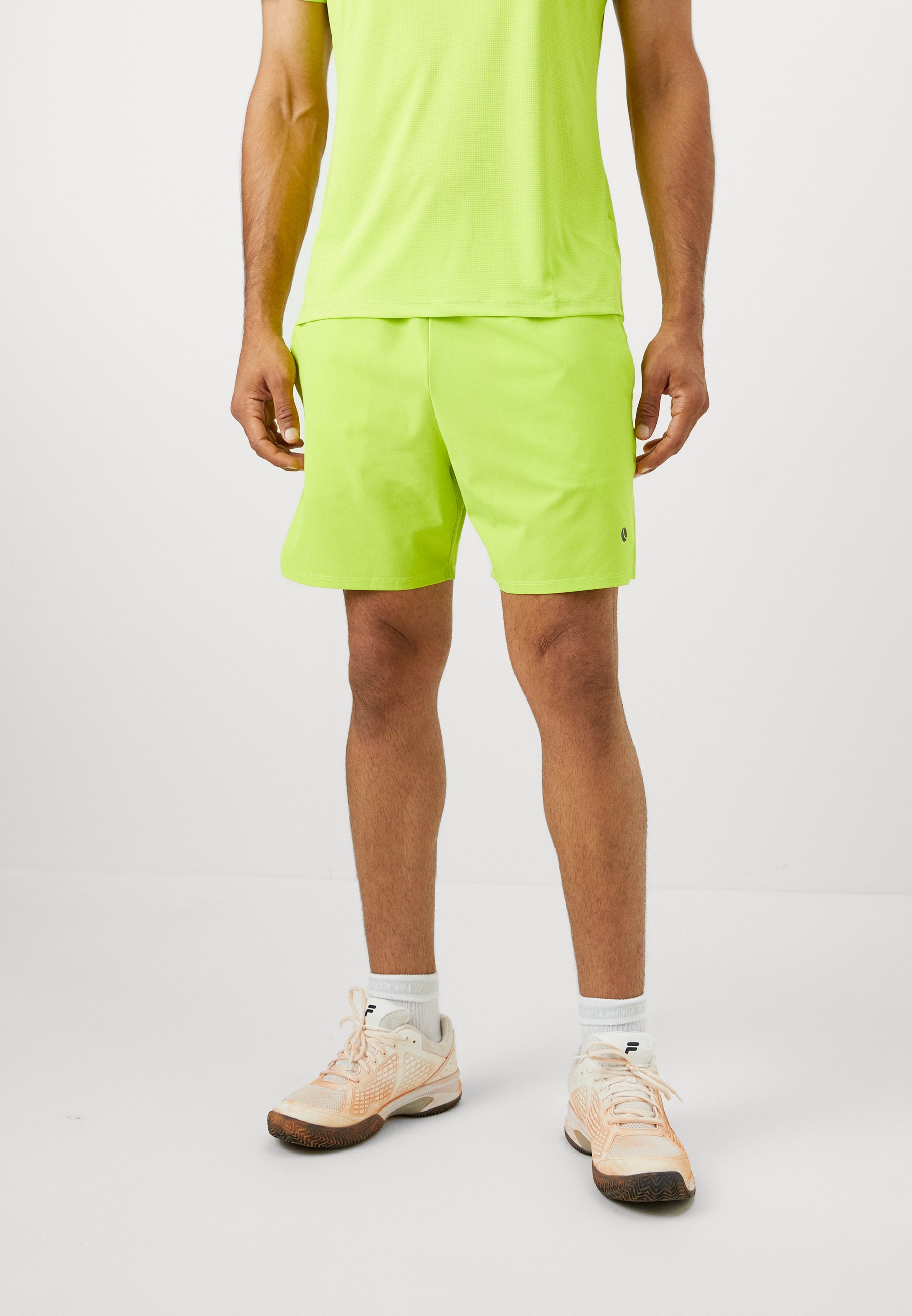 Björn Borg ACE RACQUET - Sportshorts - zuur limoengroen