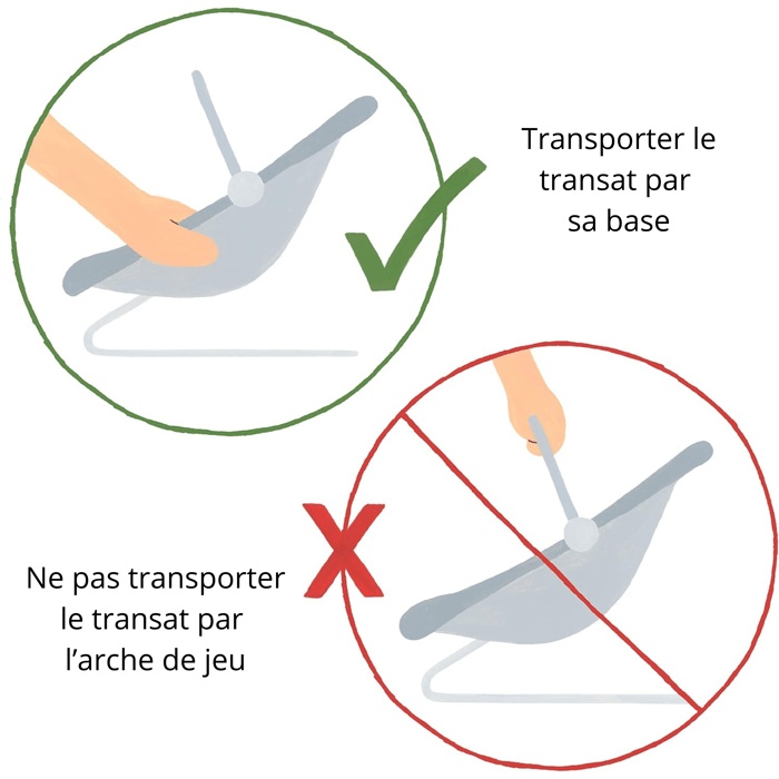 INGENUITY Transat pour bébé - Flora - Arche avec jouets d'éveil amovible, 8 Mélodies, Vibrations apaisantes, cadeau bébé