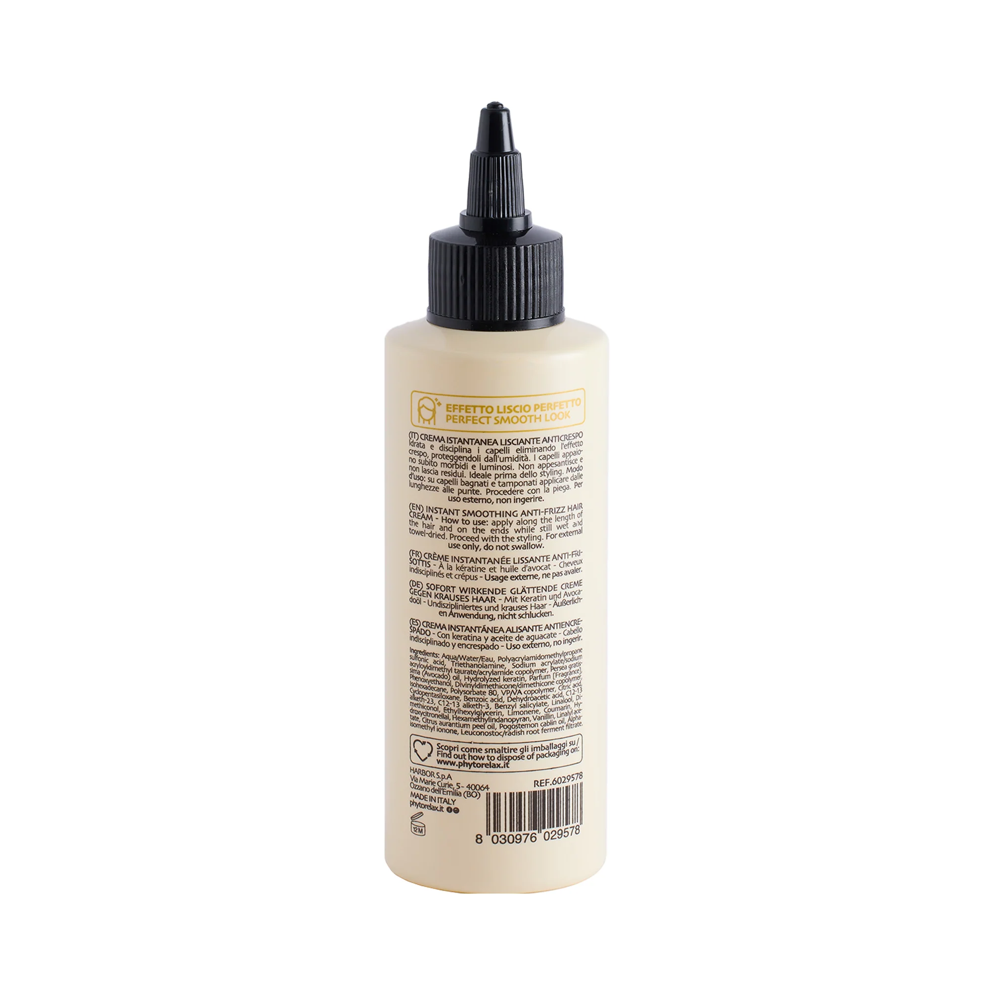 Keratin Liss Crema Istantanea Lisciante Anticrespo - Crema Capelli Styling & Finish, Crema Capelli