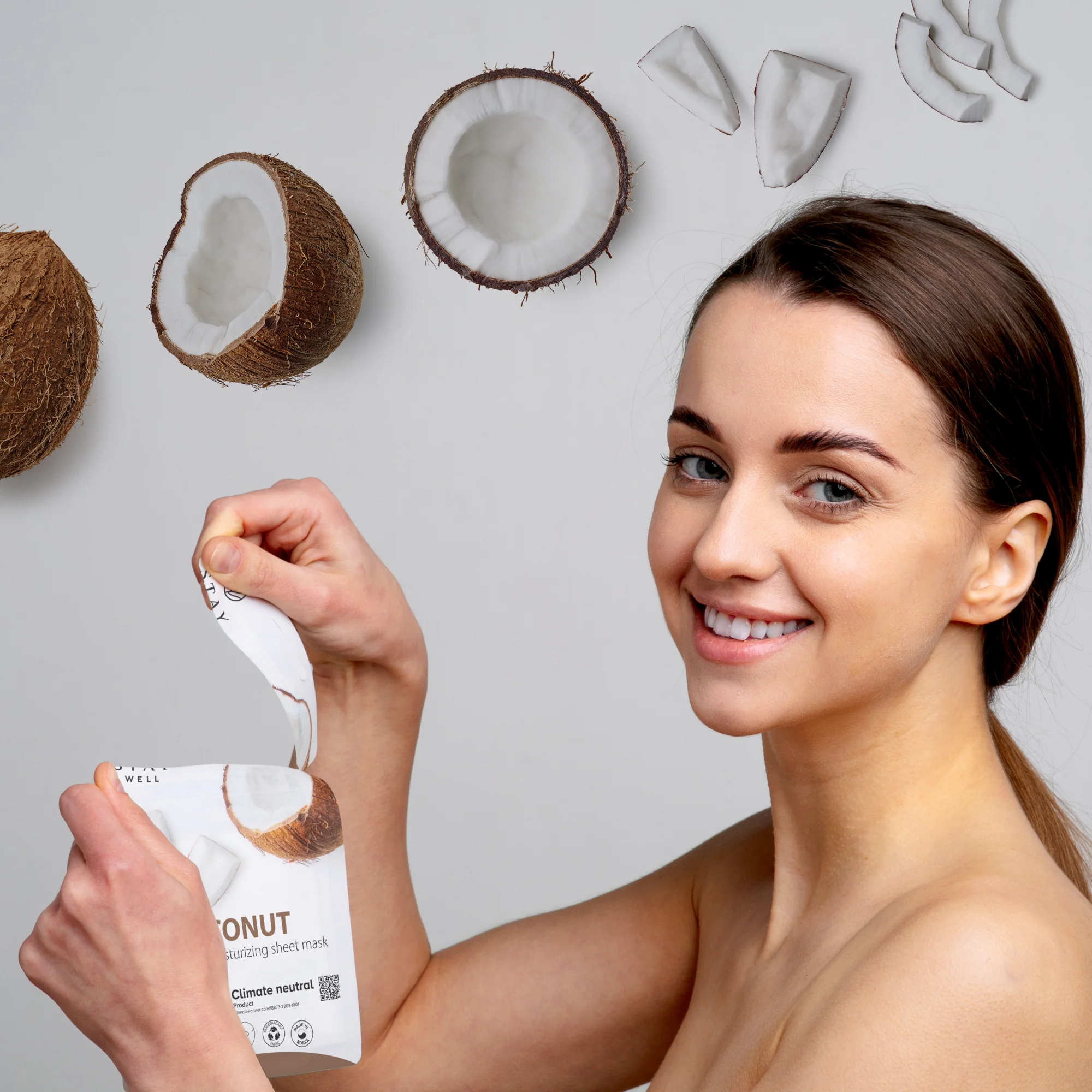 Mask Vegan Sheet Mask - COCONUT - Maschera Idratante viso