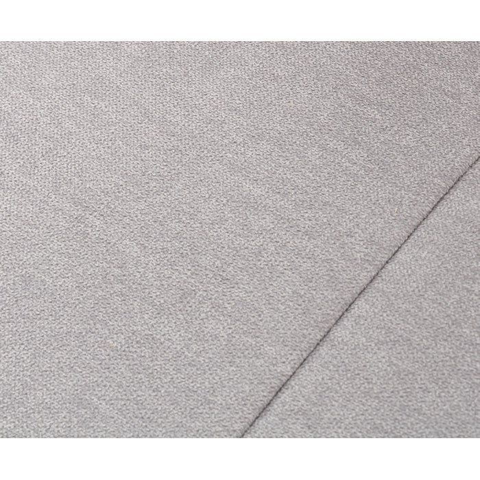 Sofá convertible de 3 plazas - AGATHE - Tela gris topo - 180 x 74 x 72 cm
