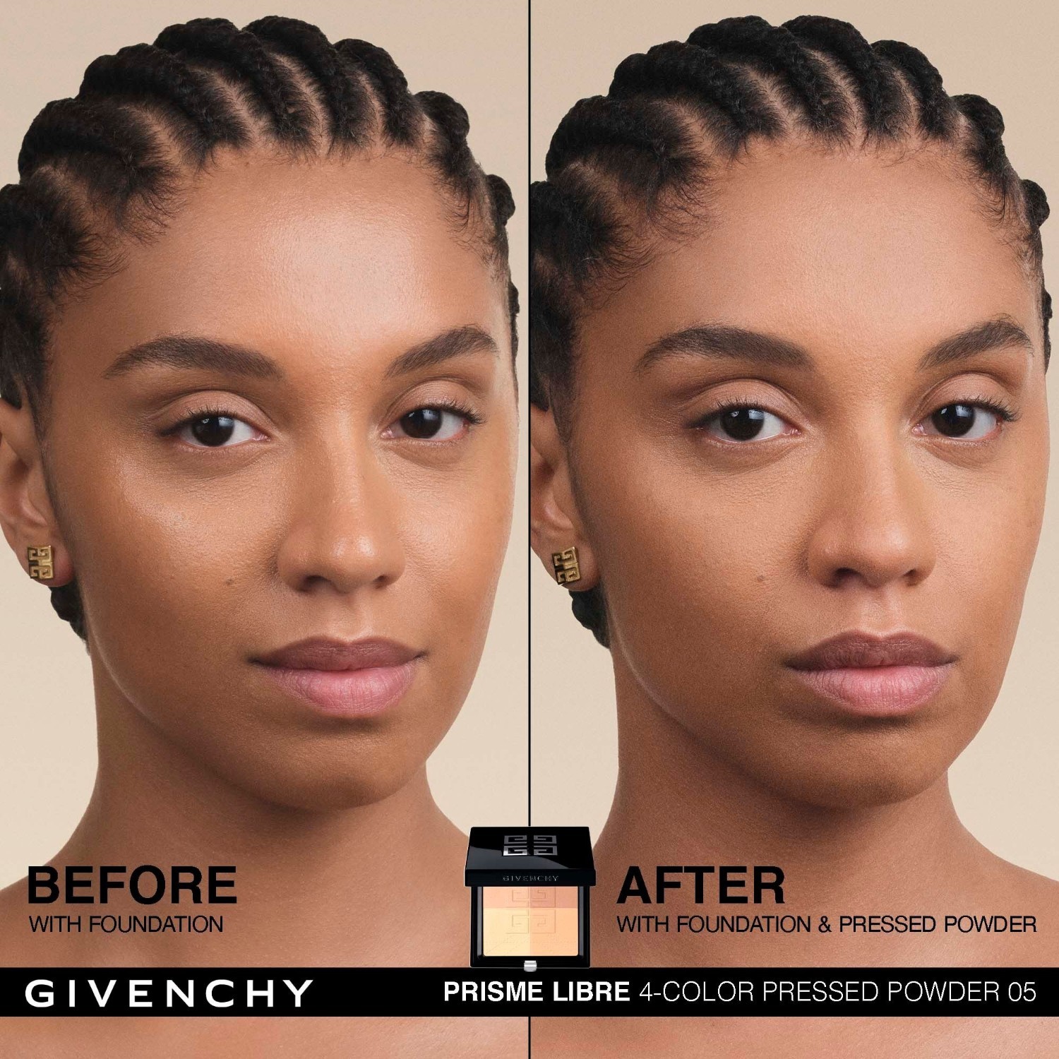 Givenchy Prisme Libre puder za fiksiranje šminke u 4 boje - 7 g