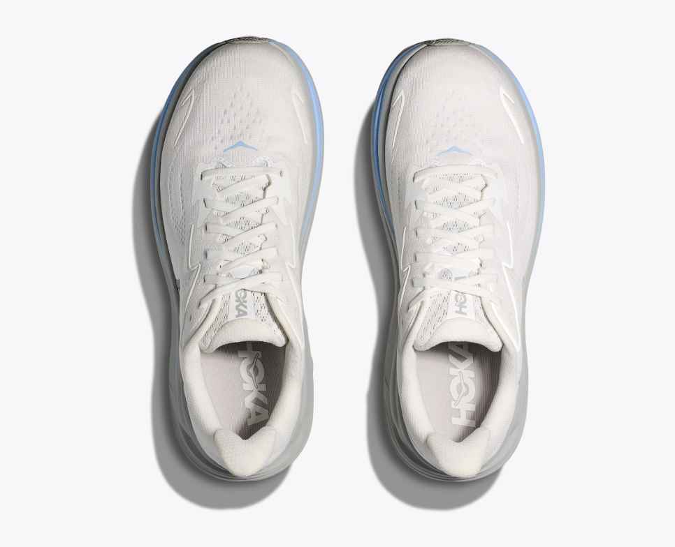 HOKA Clifton 10 Blanco/Azul Glaciar