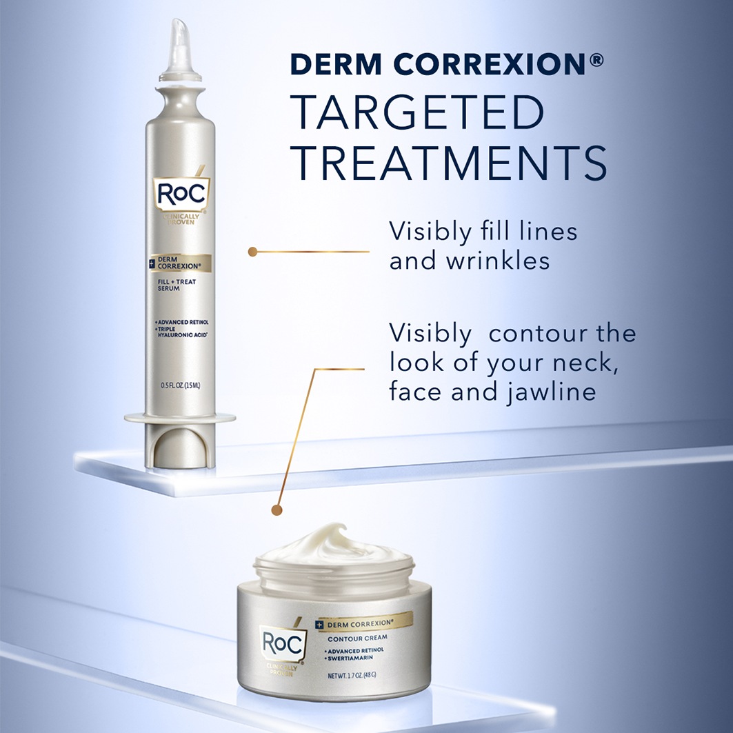 Siero antietà RoC Derm Correxion Fill + Treat - 15 ml