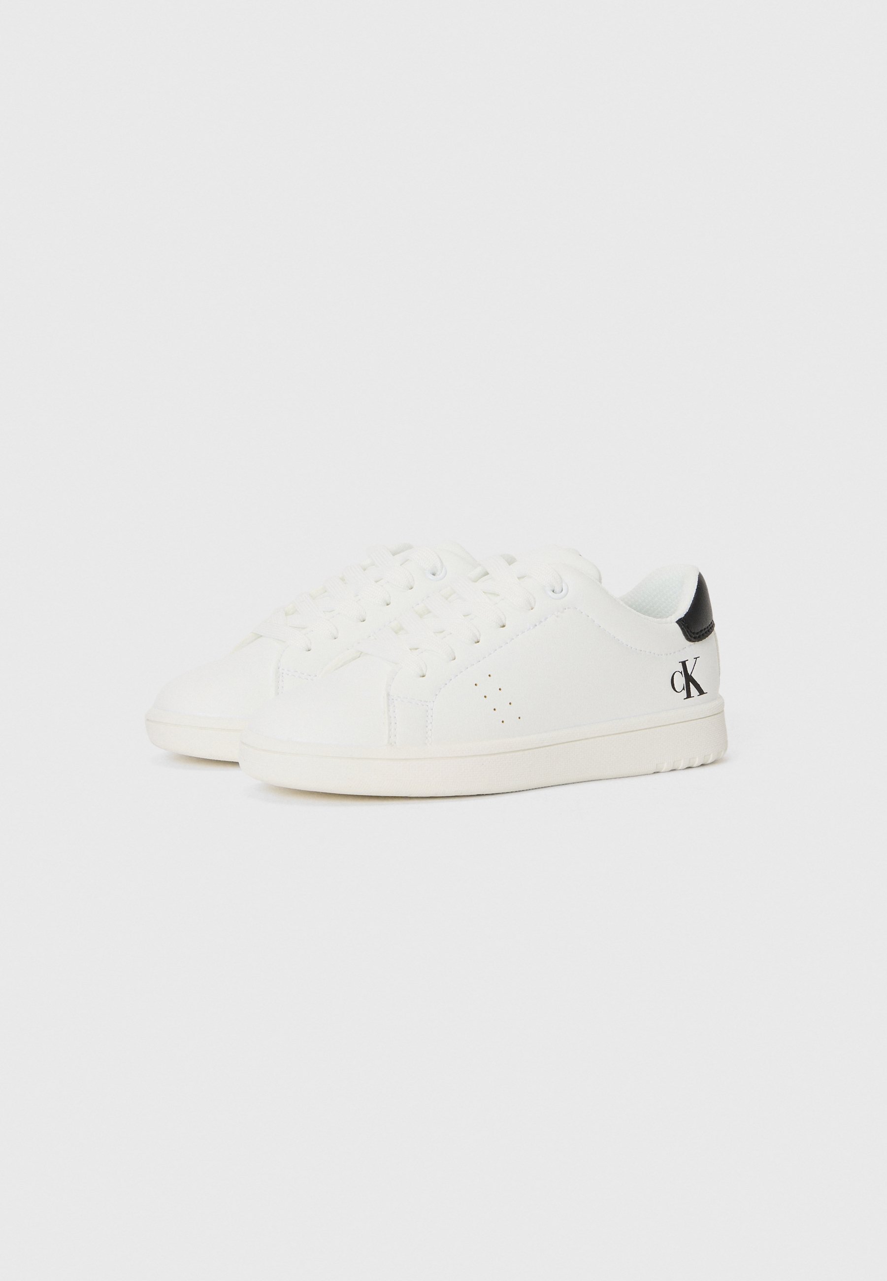 Calvin Klein Jeans BACK UNISEX - Sneakers - wit/zwart