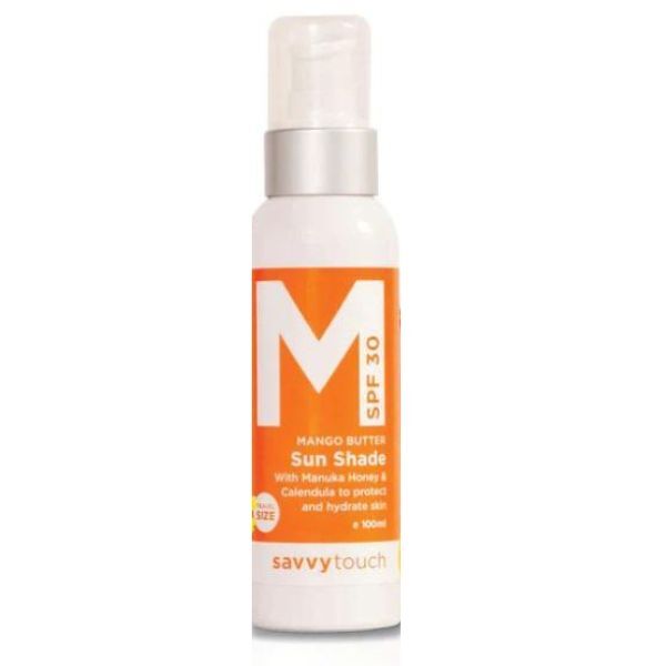 Crema solare naturale Savvy Touch con burro di mango SPF 30 100ml