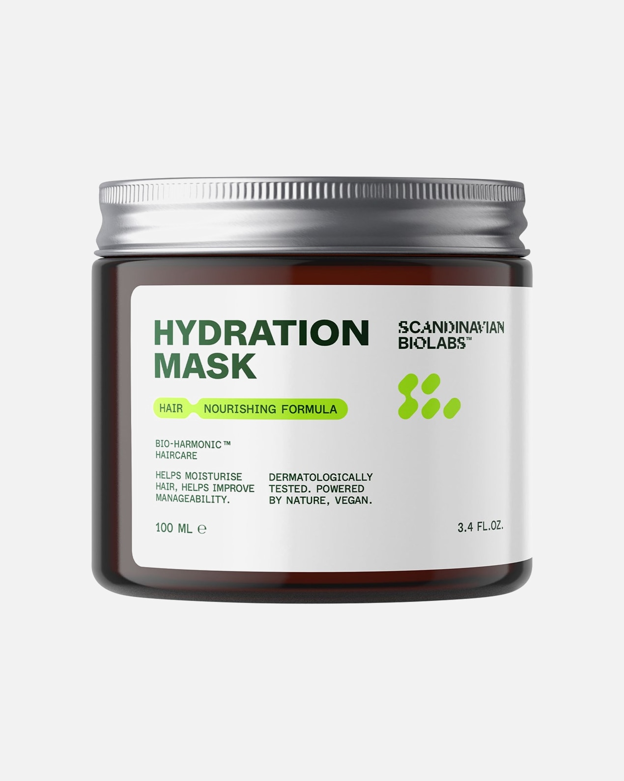 Scandinavian Biolabs fuktighetsgivende hårpleiemaske - 120 ml