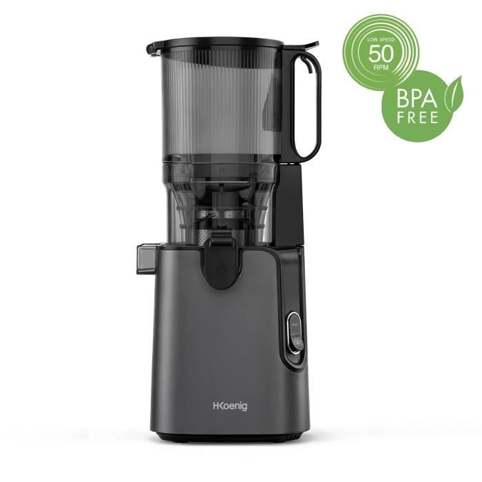 Extracteur de jus ouverture large - HKOENIG - GSX26 - 250 W - 1,8 L - Noir