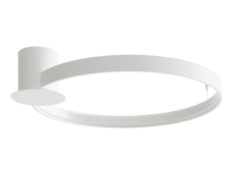 Lampa sufitowa Rio LED 62 cm aluminiowa biała