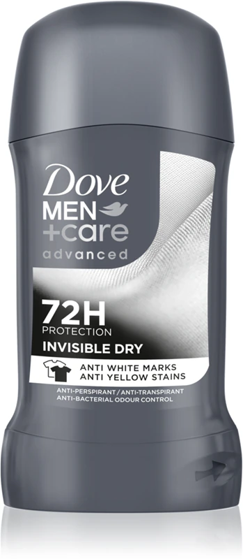 Dove Men+Care Invisible Dry Antiperspirant Stick tegen witte vlekken