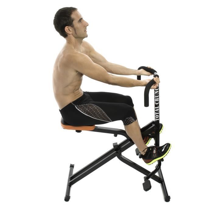 Total Crunch - Máquina de entrenamiento cardiovascular de Black Metal