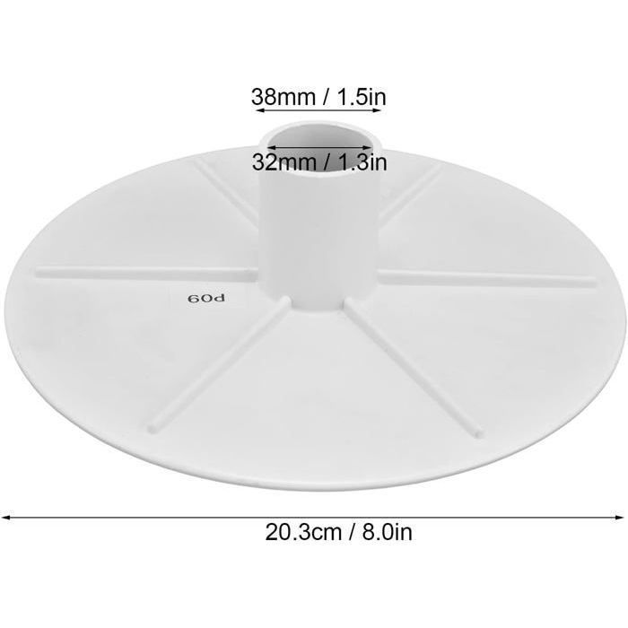 Placa de vacío para piscina, prácticos accesorios para skimmer y piscinas.