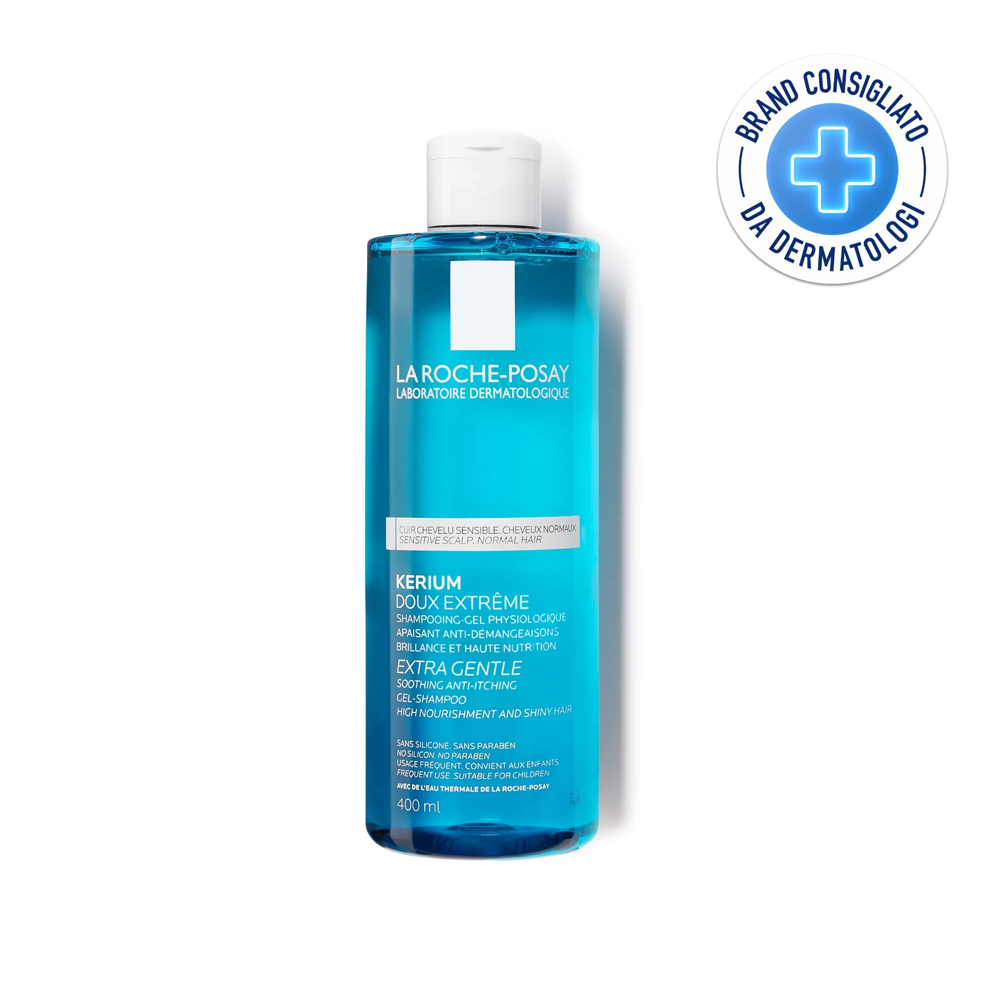 LA ROCHE-POSAY La Roche-PosAY Kerium Doux Extreme Gel 400 ml Milde dagelijkse shampoo