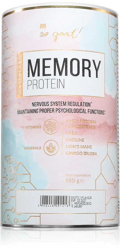 Fitness Authority So Good! Suplemento alimentar Memory Protein com proteína de soro de leite