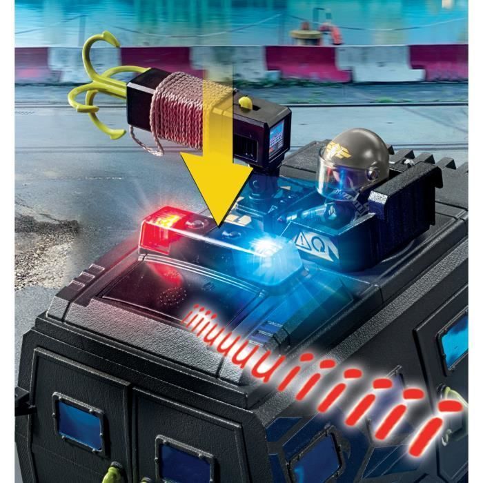 PLAYMOBIL 71144 Spezialeinsatzfahrzeug, Polizei, Stadtaktion, Eliteeinheit, 73 Teile, ab 5 Jahren
