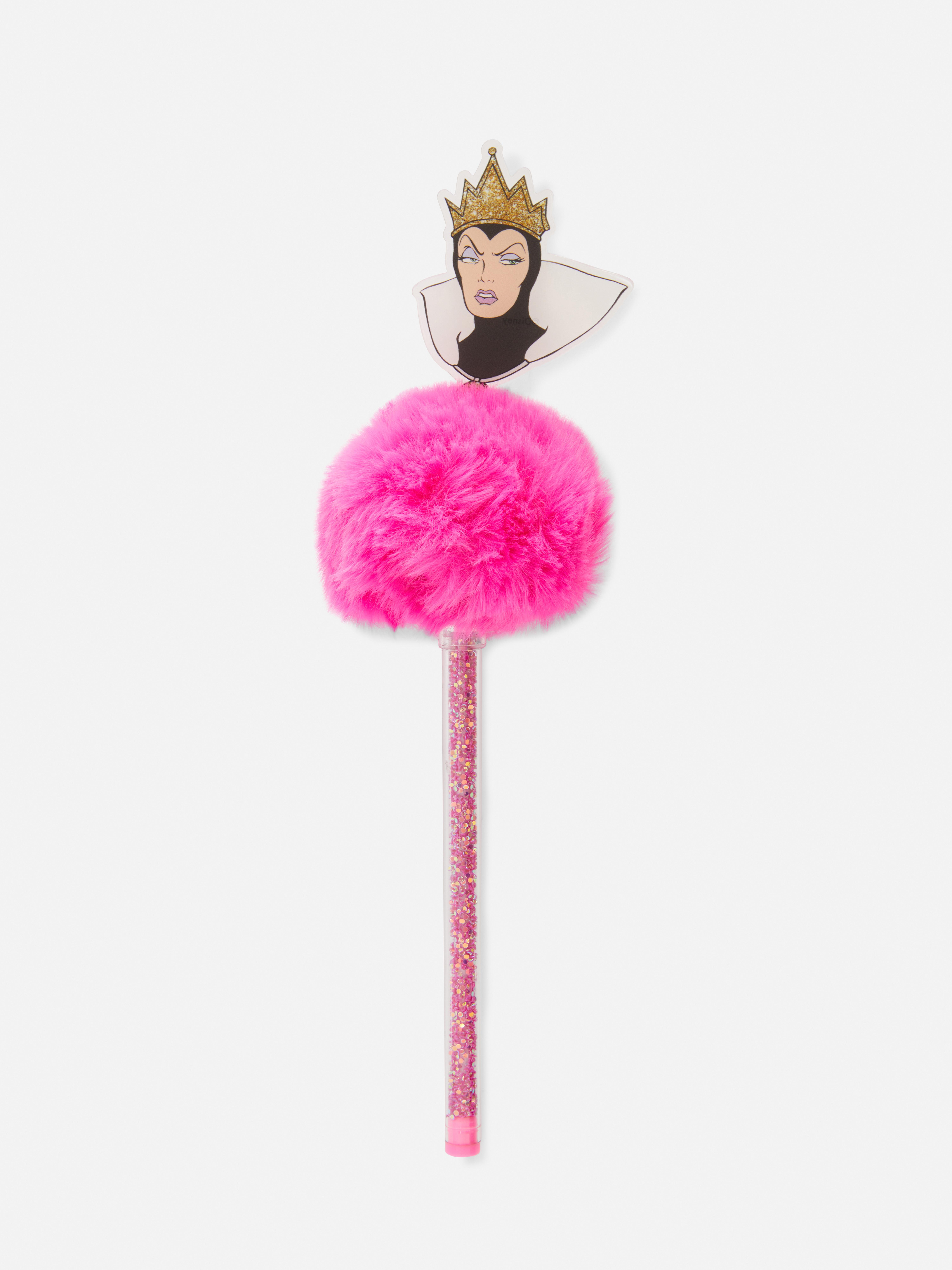 Kynä pompomilla Disney-konnat Hauska kynä Disney-konna-teemalla ja pompomilla päällä
