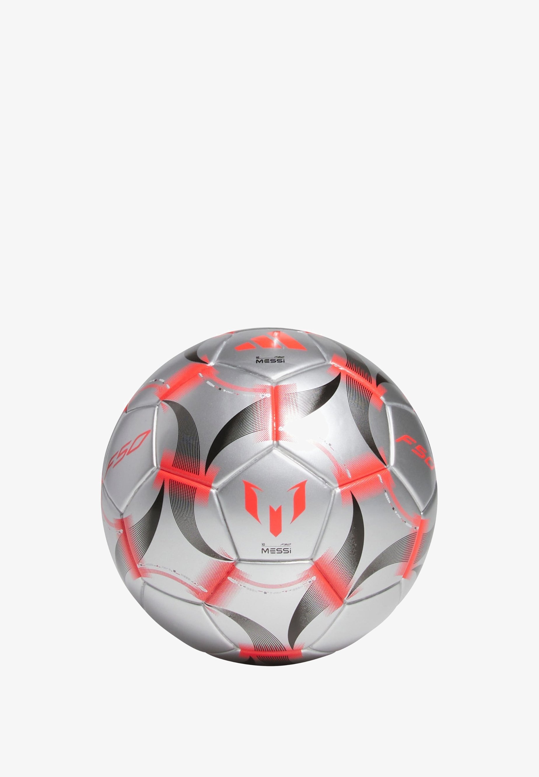 adidas Performance voetbal - ijzer metallic wit zwart
