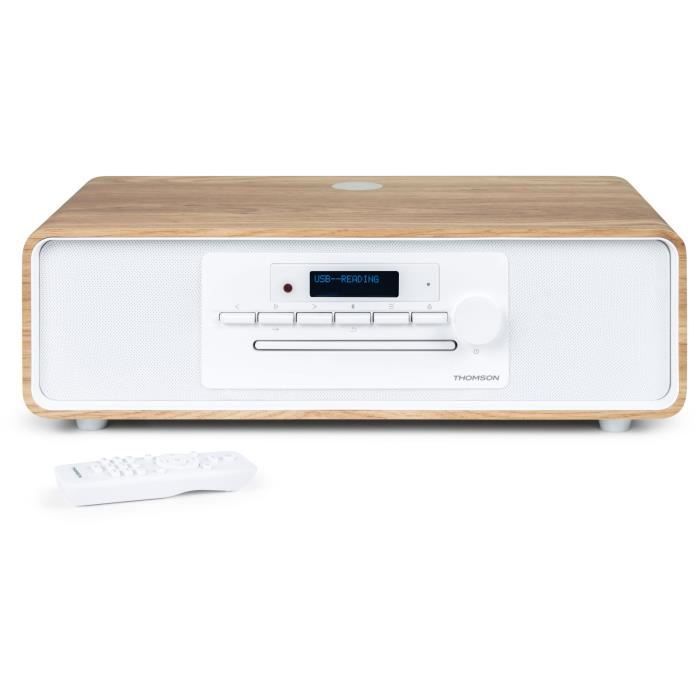 Sistema micro Hi-Fi Bluetooth - THOMSON - CD/MP3/USB/FM/DAB+ Radio - 75W - Pantalla LCD - Control remoto