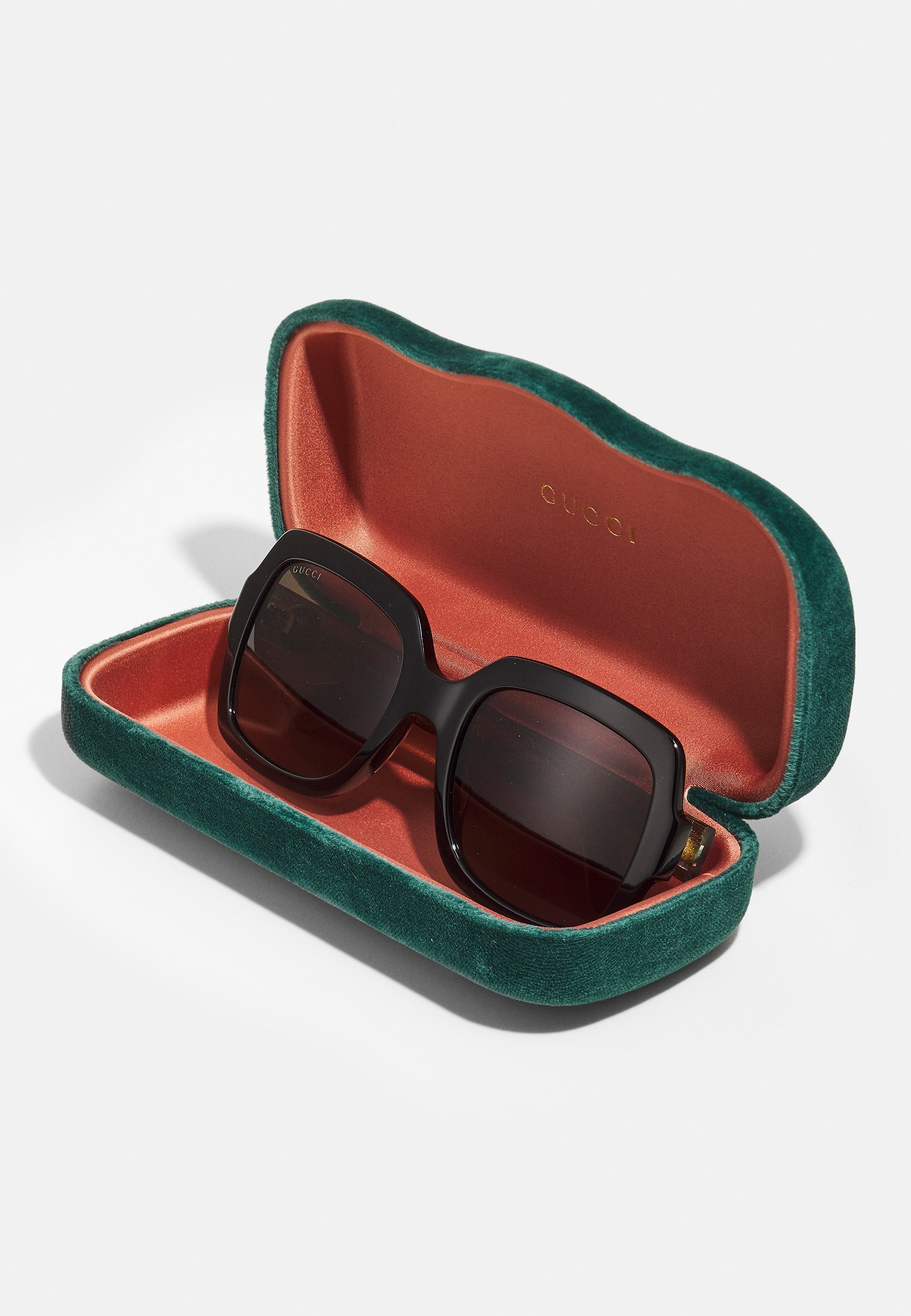 Gucci zonnebril - zwart/groen/bruin