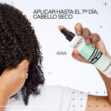 Redken Refreshing Curl Mist Spray, Revitalizáló Göndör Hajlakk, 250 ml