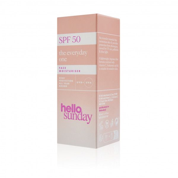 The Everyday One sejas mitrinošais krēms SPF 50 ar hialuronskābi Ķermeņa aizsardzība