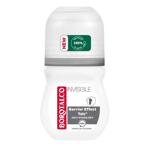 Neviditeľný dezodoračný valček Borotalco 50 ml