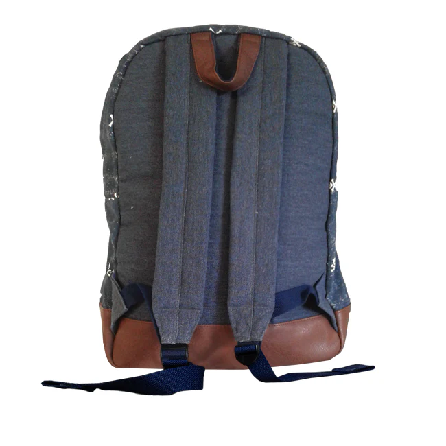 Mikro-Totenkopf-Canvas-Rucksack