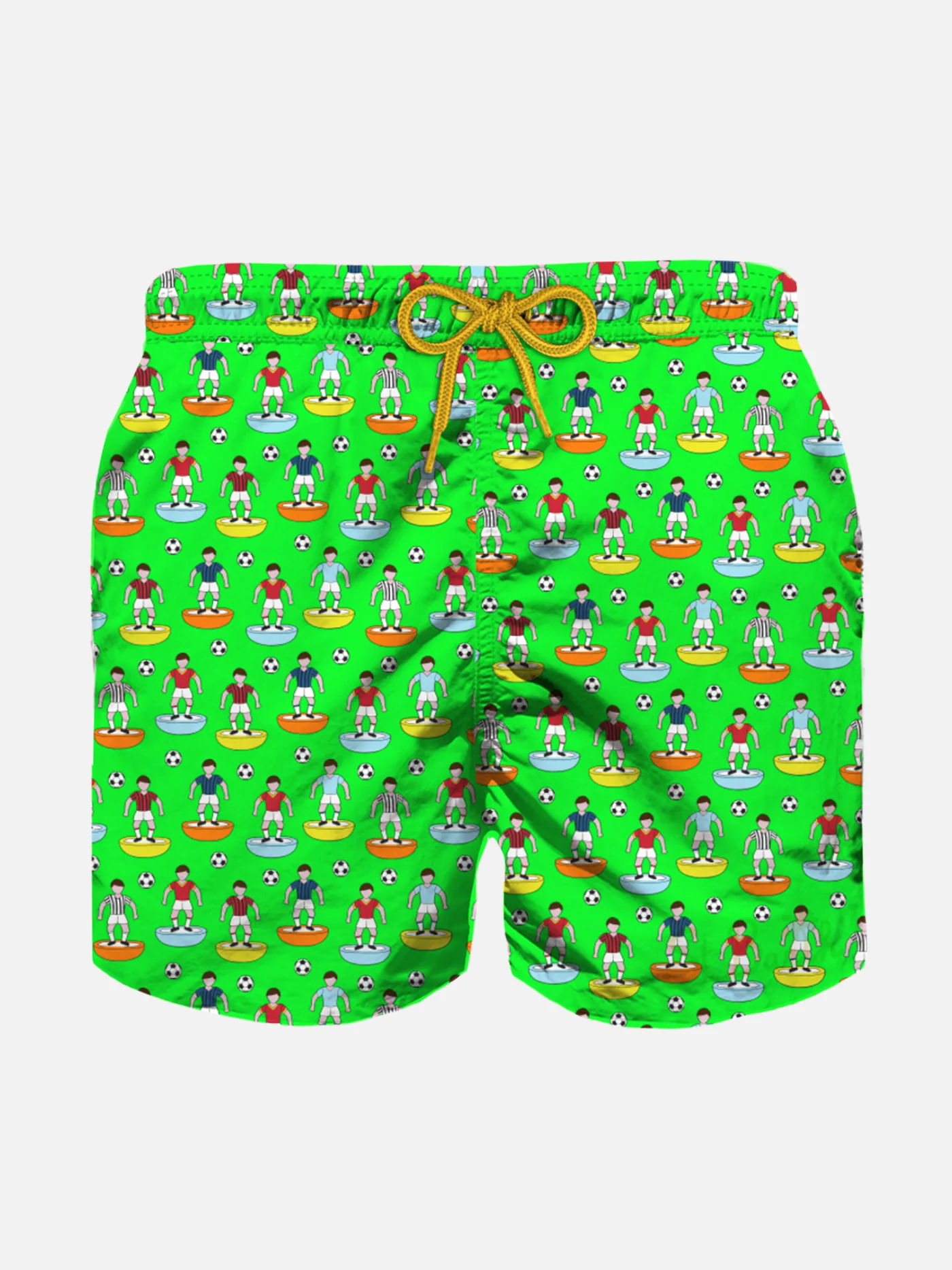 Kinderzwempak met veelkleurige voetballertjes