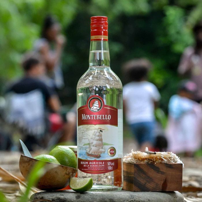 Montebello White Agricultural Romm - Guadeloupe | 50% ABV | 100cl