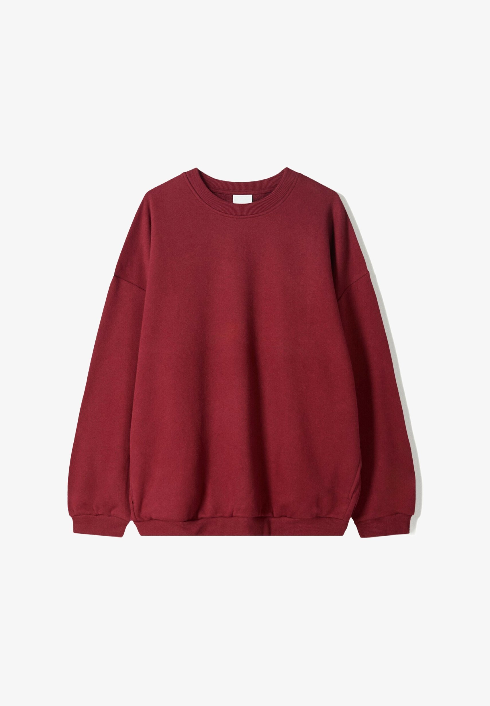 Sweat-shirt Bershka - rouge foncé