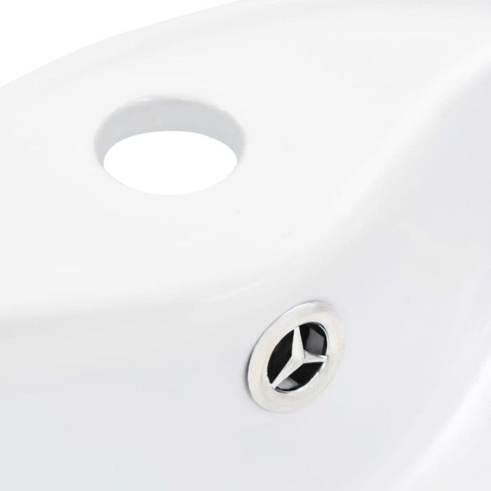 Lavabo vidaXL con rebosadero, lavabo de encimera, fregadero de baño, cuarto de ducha, cabina de inodoro, hogar 143911