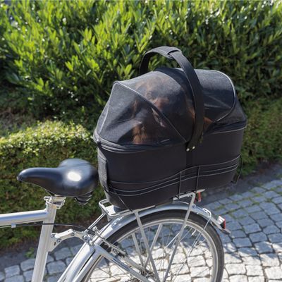 Trixie Friends on Tour Schwarze Fahrradtasche