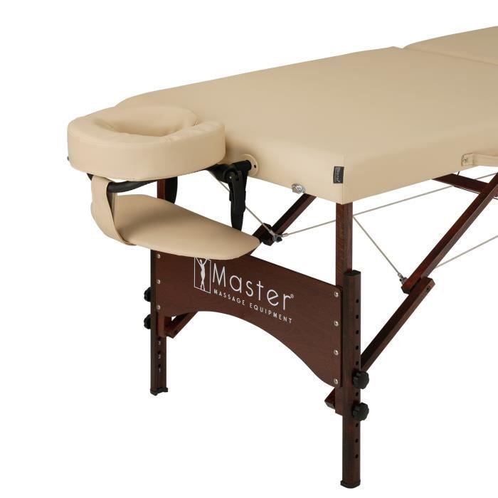 Lettino da massaggio pieghevole Argo Master Massage da 71 cm - Beige
