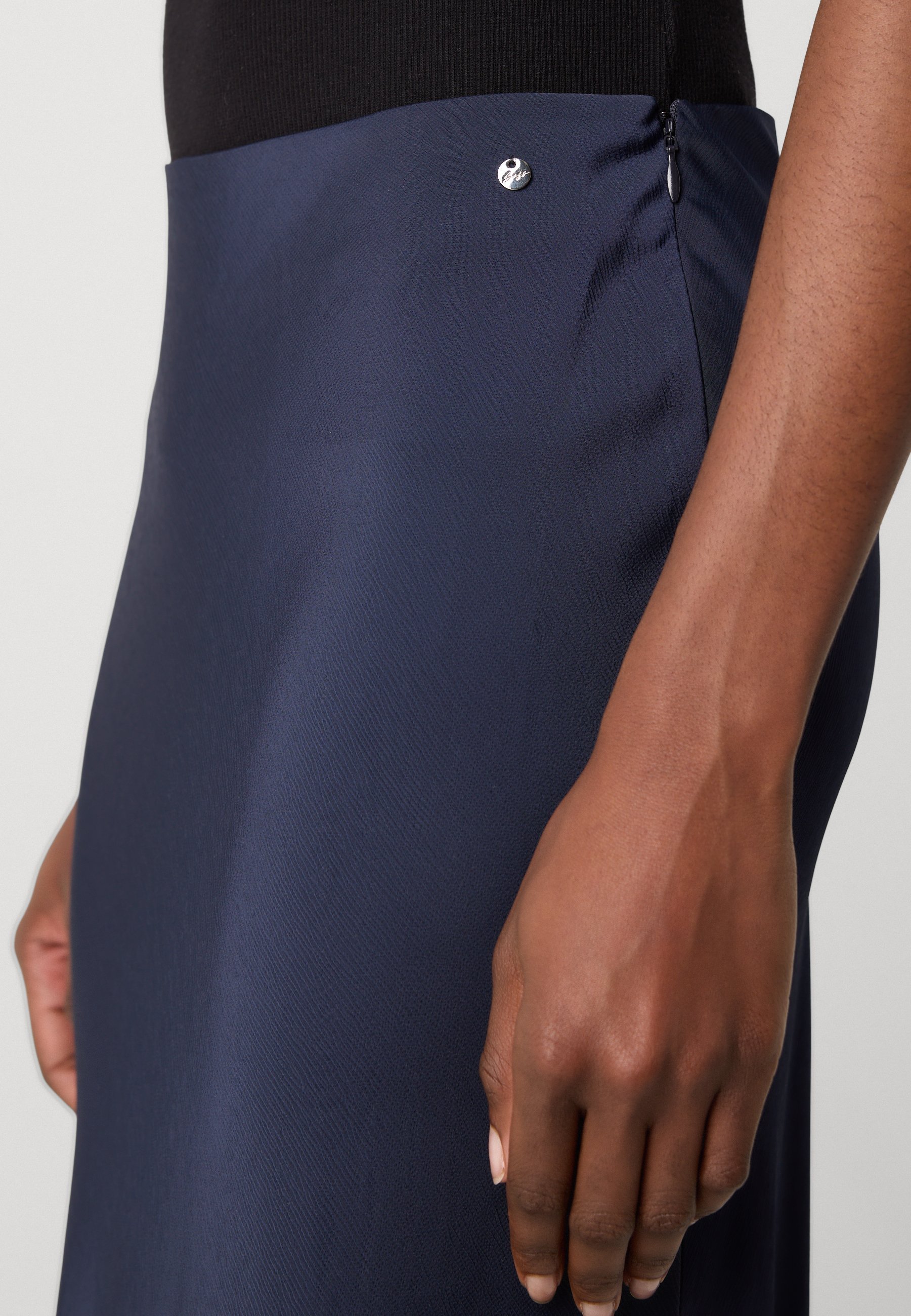 BOSS VISOS - Gonna lunga - blu scuro
