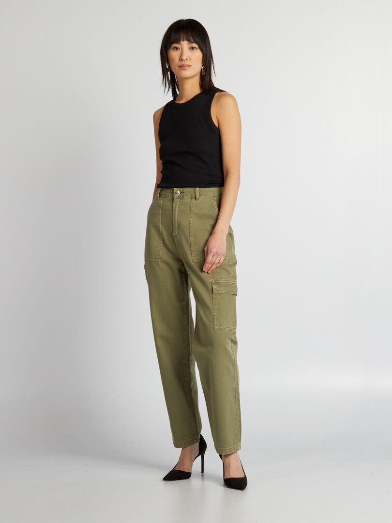Cargobroek - KHAKI