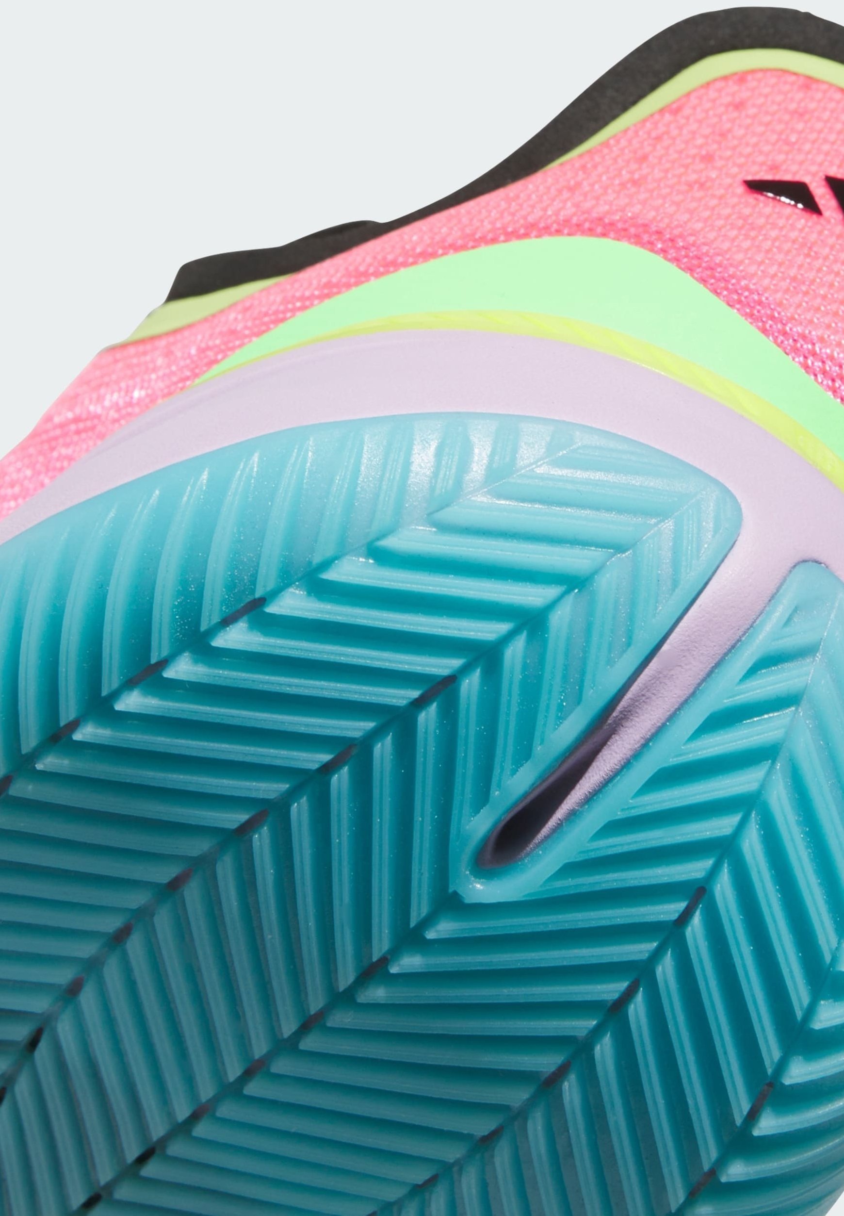 adidas Performance SELECT - Basketbalschoenen - helder roze/poederpaars/preloved lime